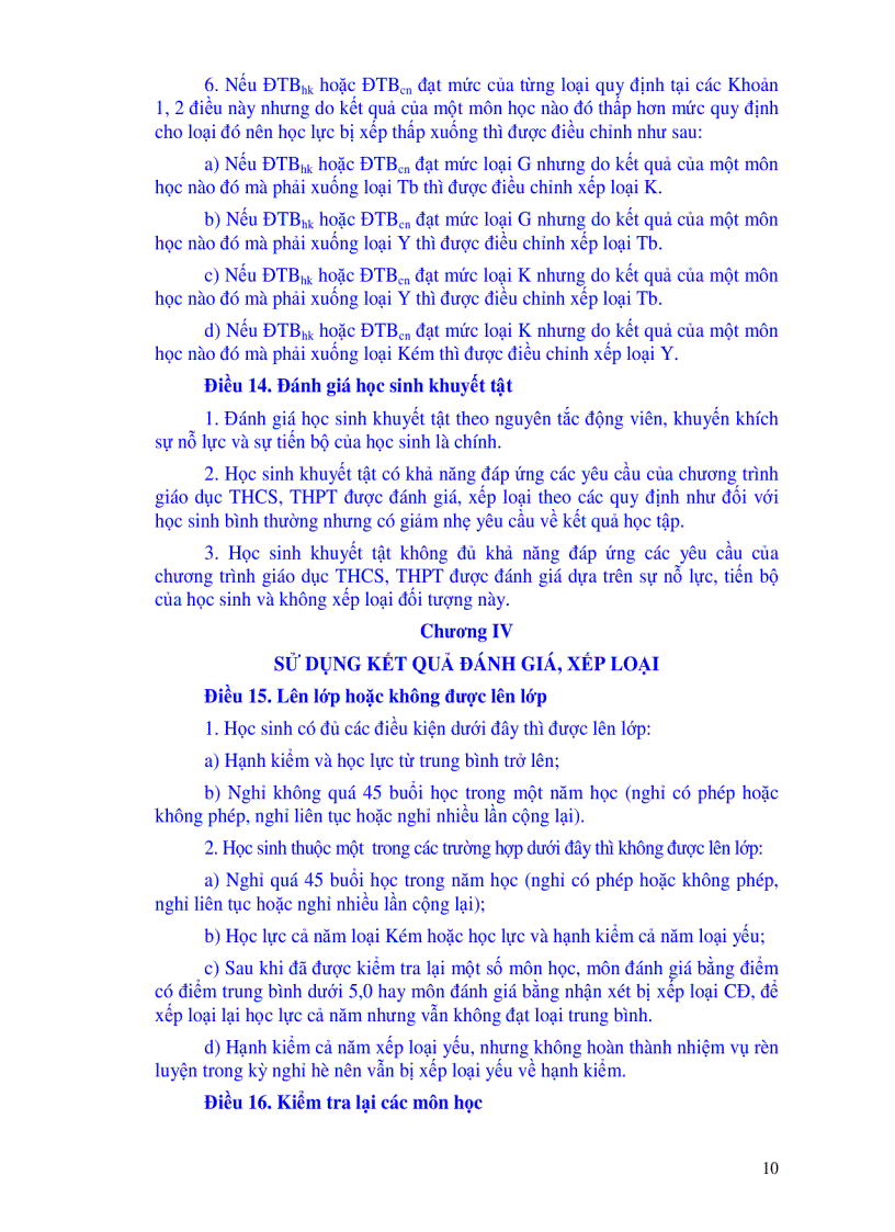 image for page TT58 2011 BAN HANH QUY CHE DANH GIA XEP LOAI HS THCS THPT THAY THE QUY CHE 40 NQT pdf