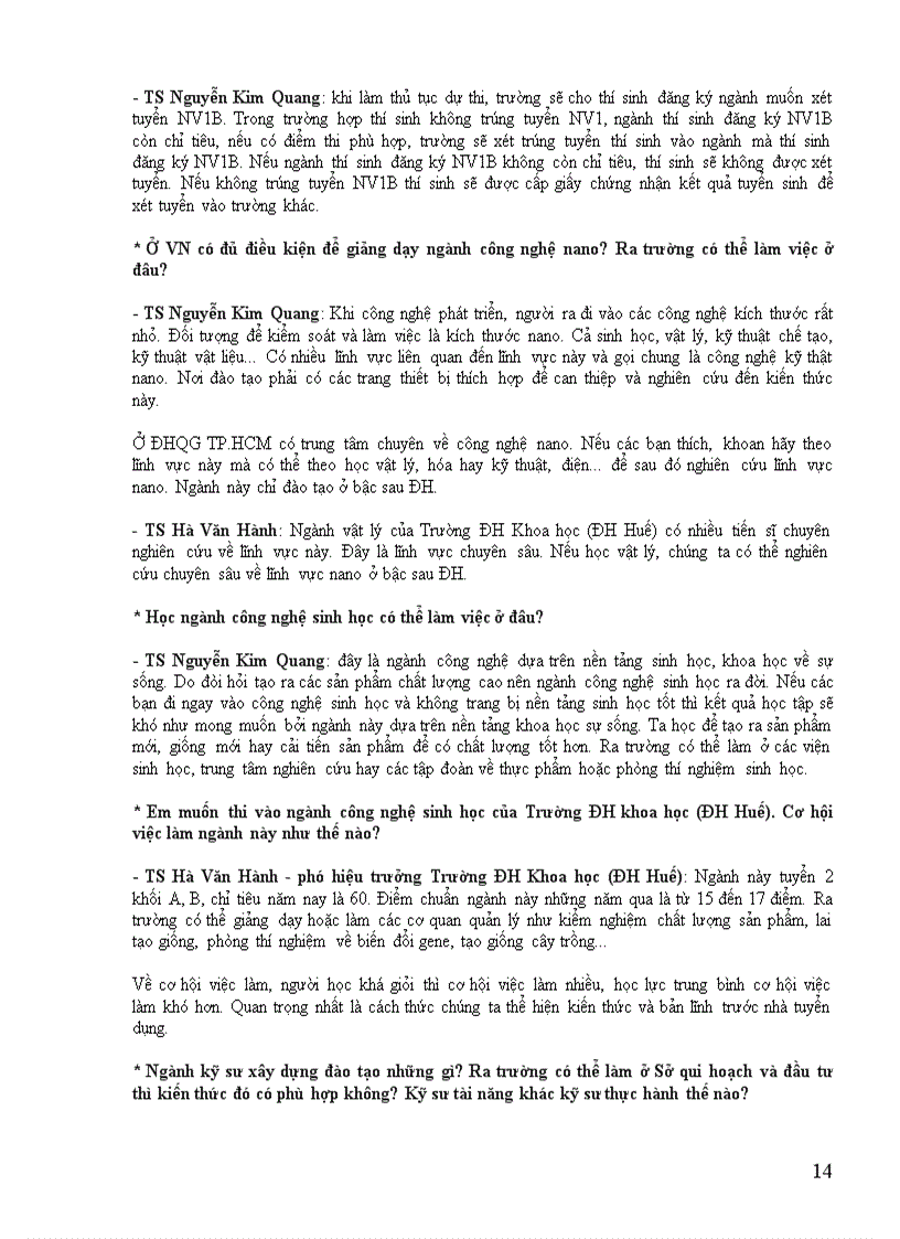 image for page Tu van tuyen sinh huong nghiep o hue 25 2 2012 nth