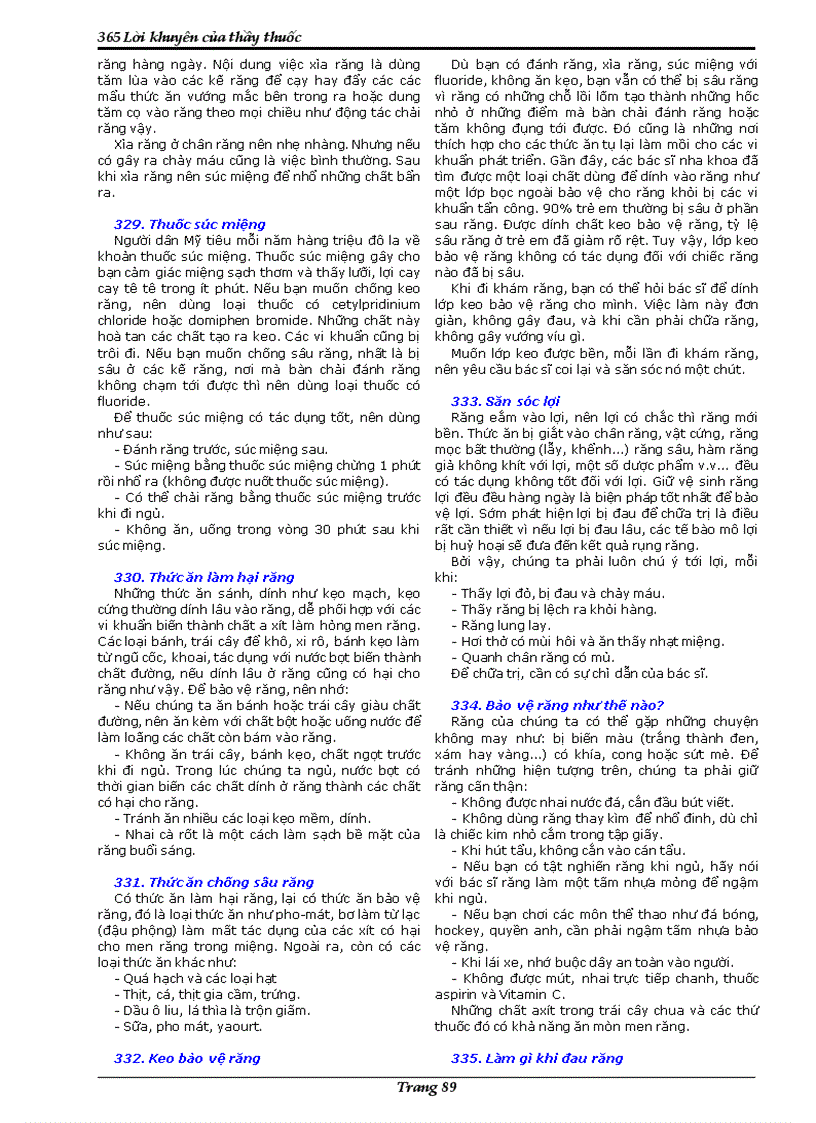 image for page 365 lời khuyên của Thầy thuốc