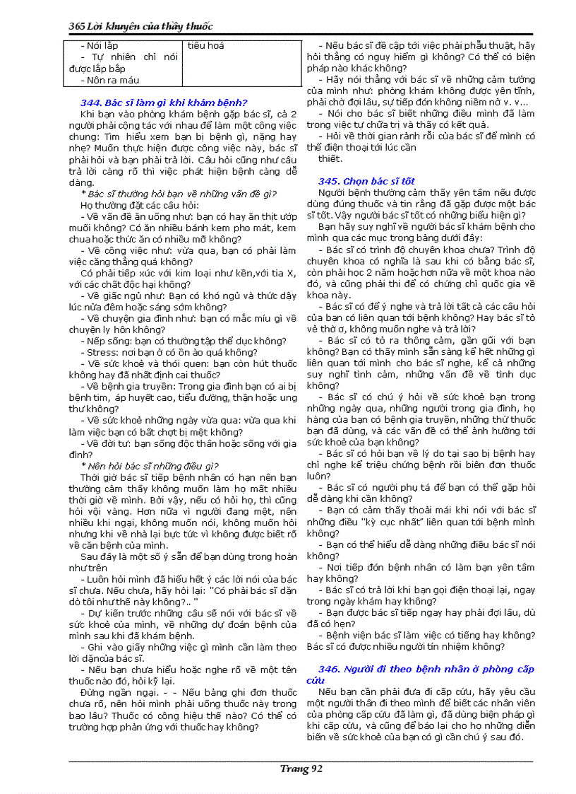 image for page 365 lời khuyên của Thầy thuốc