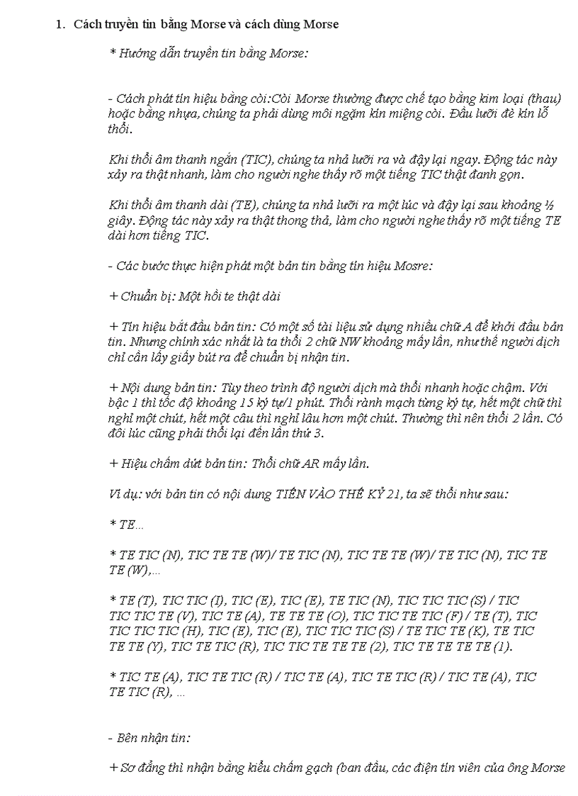 image for page Bảng Morse và một số Mật thư liên quan đến bảng Morse