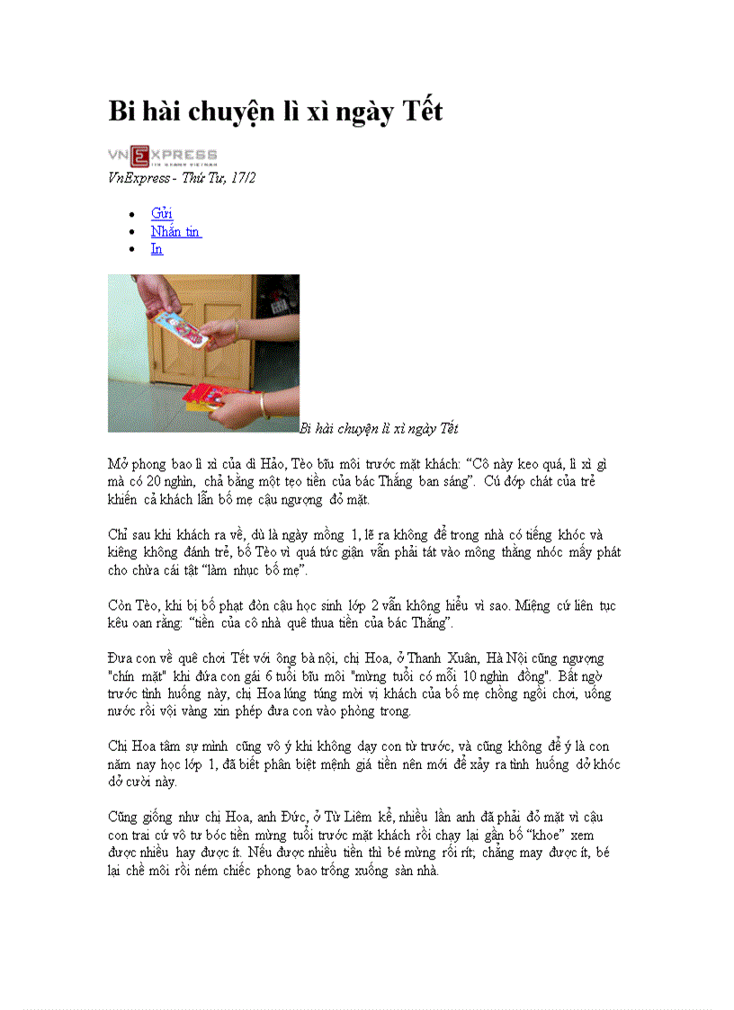 image for page Bi hài chuyện lì xì