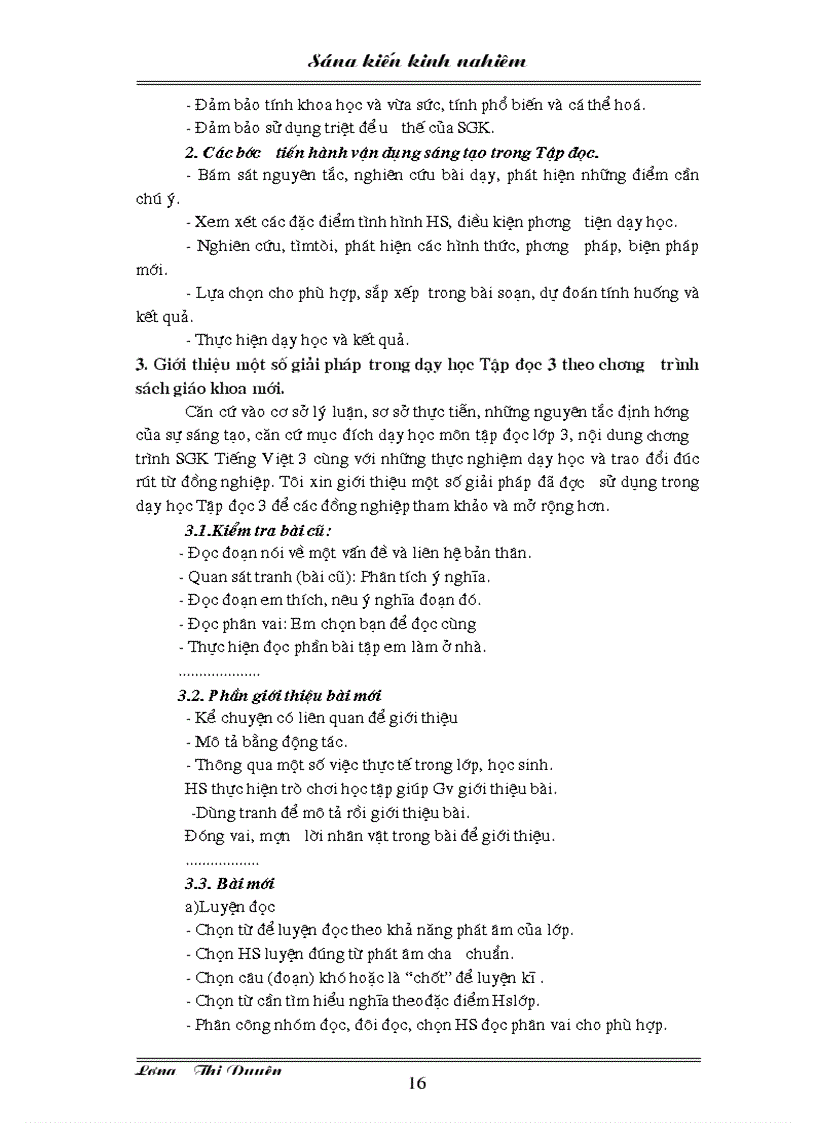 image for page Dạy tập đọc lớp 3