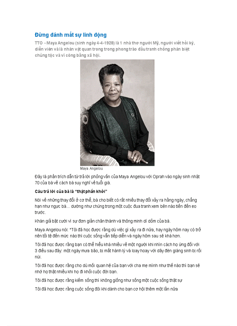 image for page Đừng đánh mất sự linh động