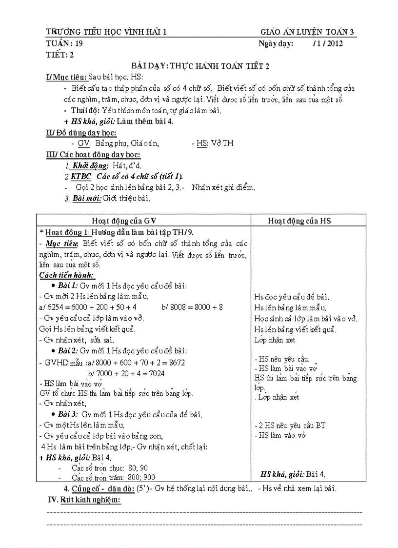 image for page Giao an thực hành toán HK2 lớp 3