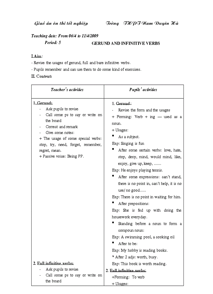 image for page Giao an tieng anh 12