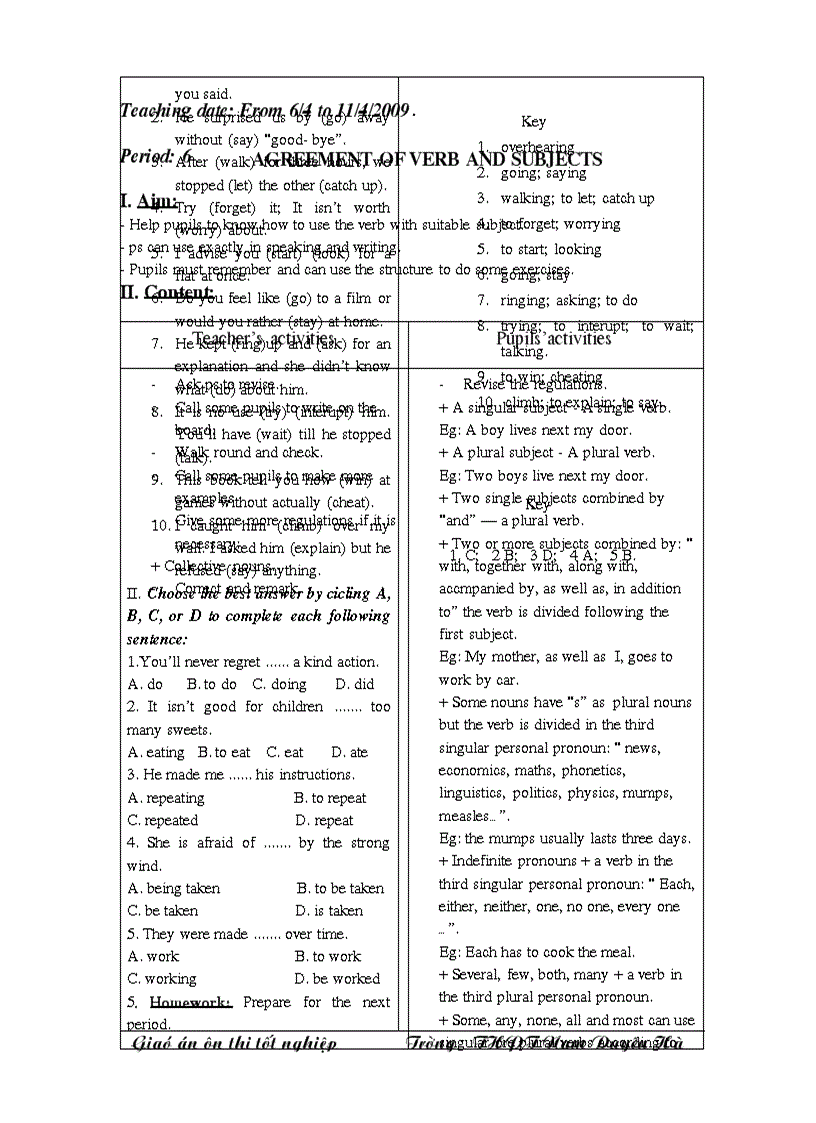 image for page Giao an tieng anh 12