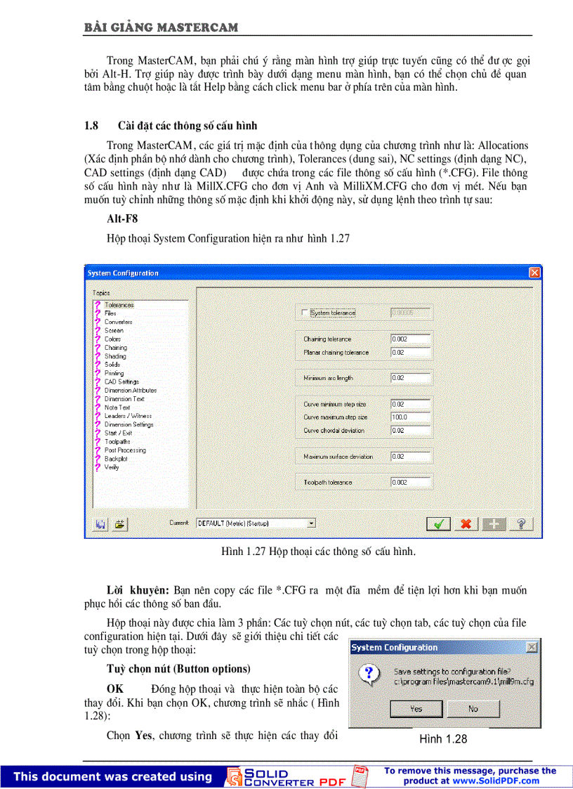 image for page Giao trinh MasterCAM X Vietnamese