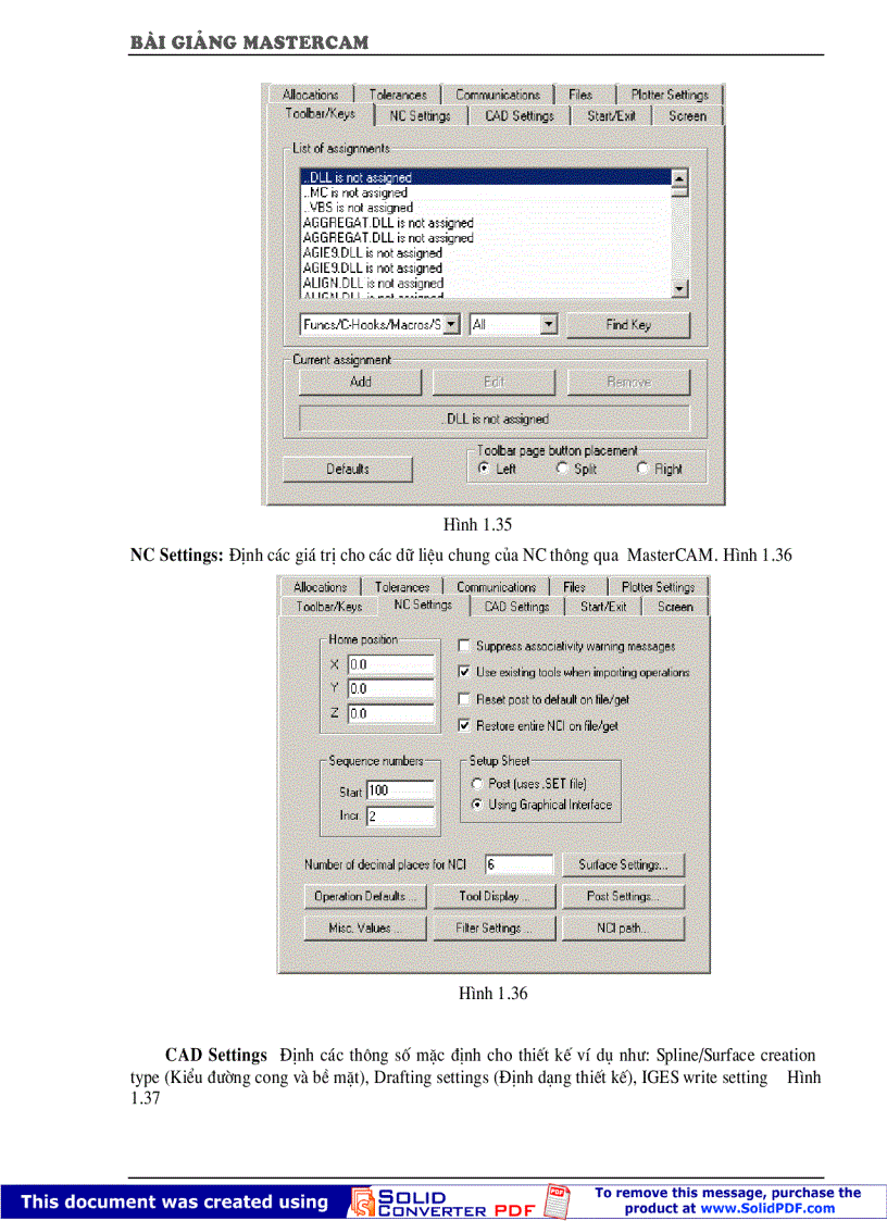 image for page Giao trinh MasterCAM X Vietnamese