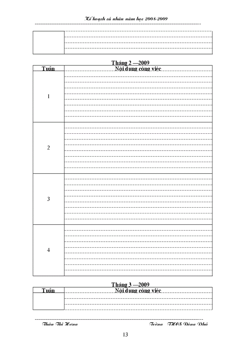 image for page Kế hoạch cá nhân