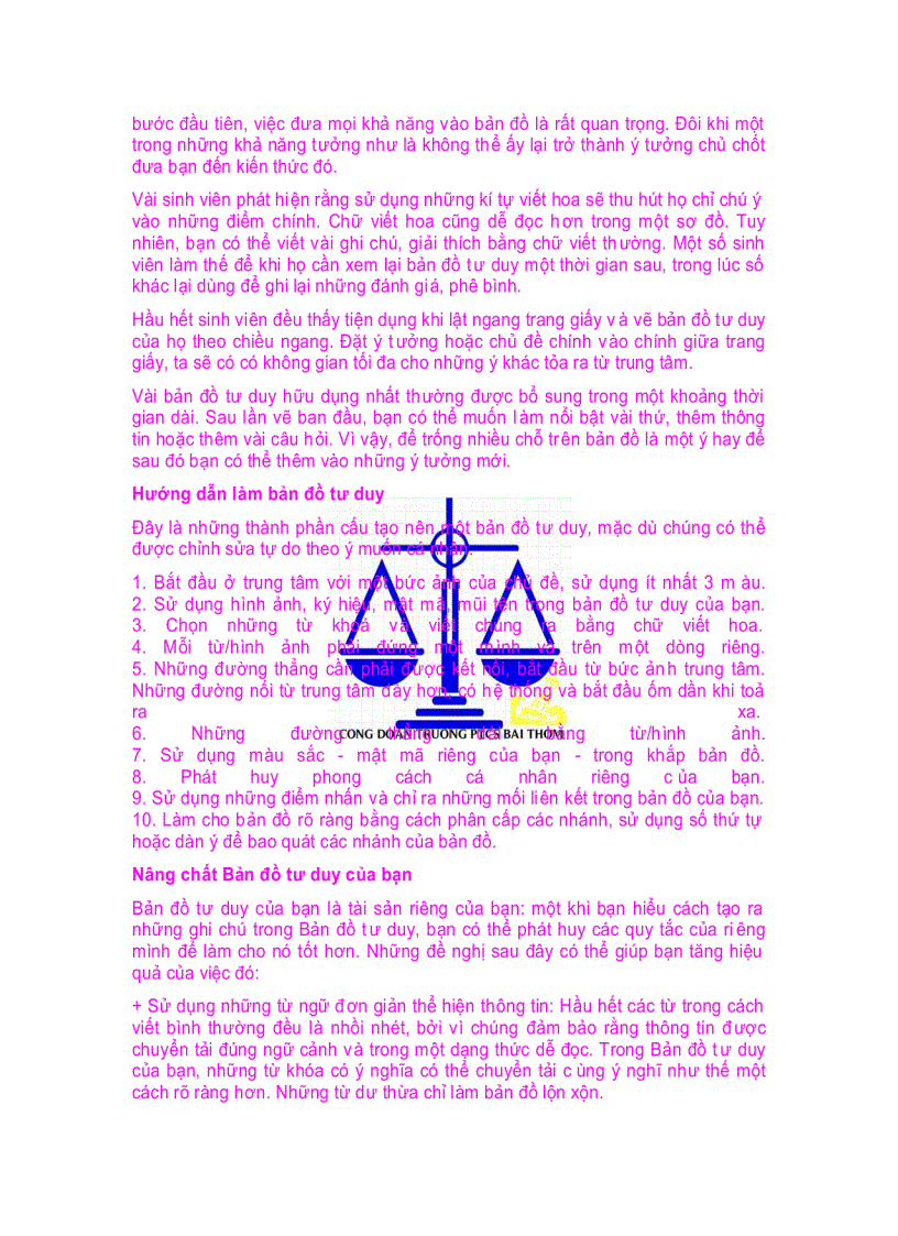 image for page Lập bản đồ tư duy Mind mapping