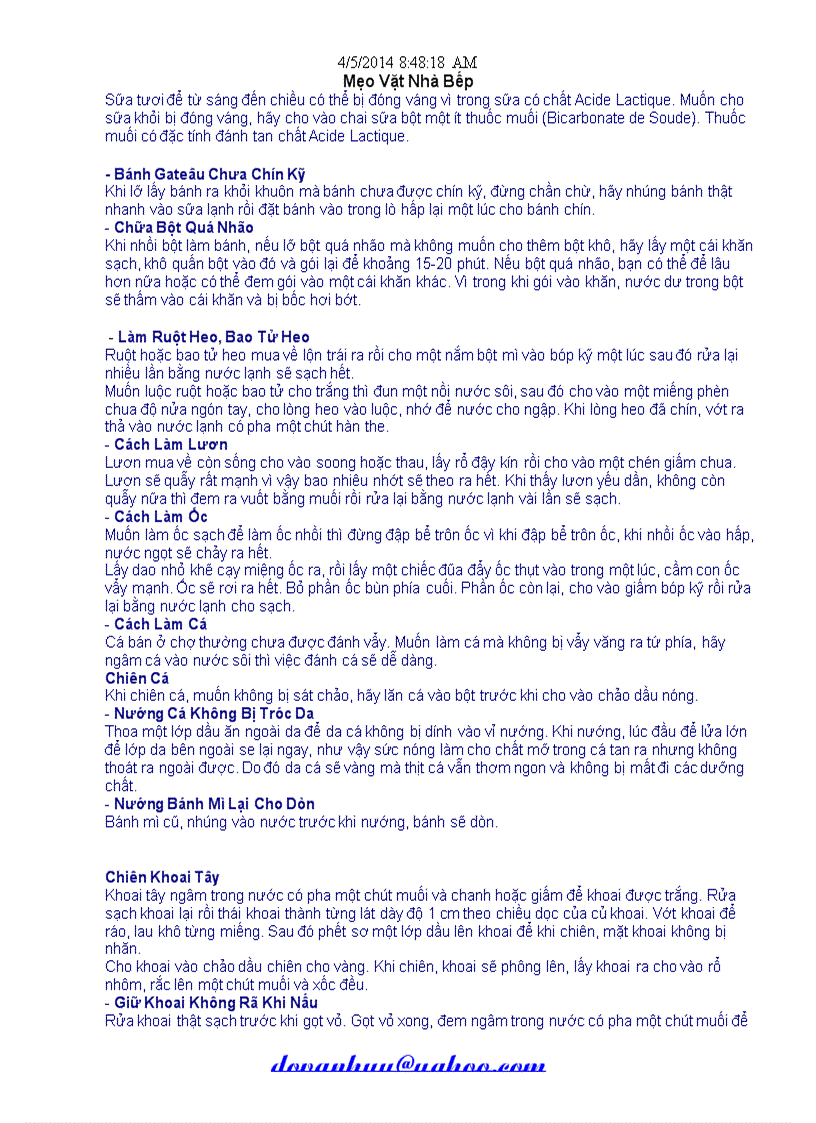 image for page Meo Vặt Nhà Bếp