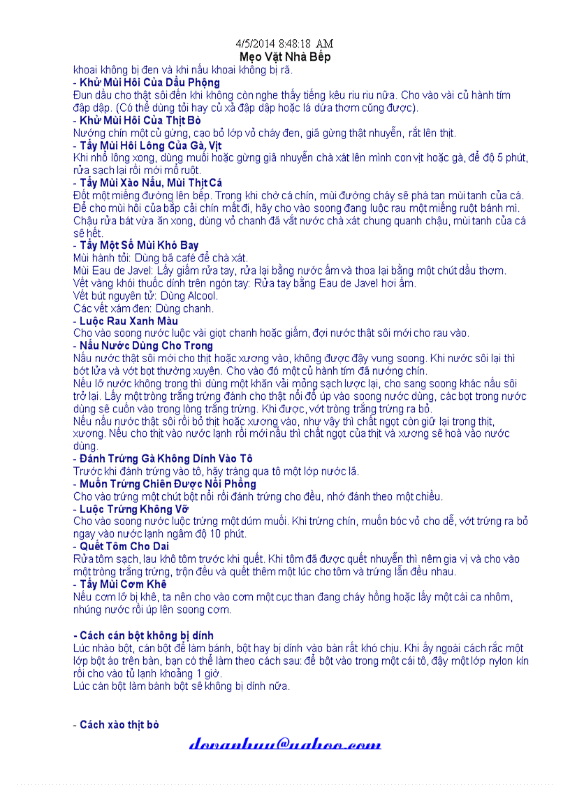 image for page Meo Vặt Nhà Bếp