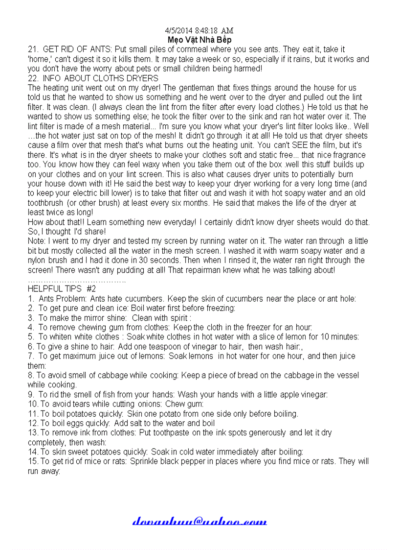 image for page Meo Vặt Nhà Bếp