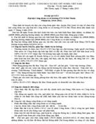 NGHỊ QUYẾT Đại hội công đoàn cơ sở 2010 2012