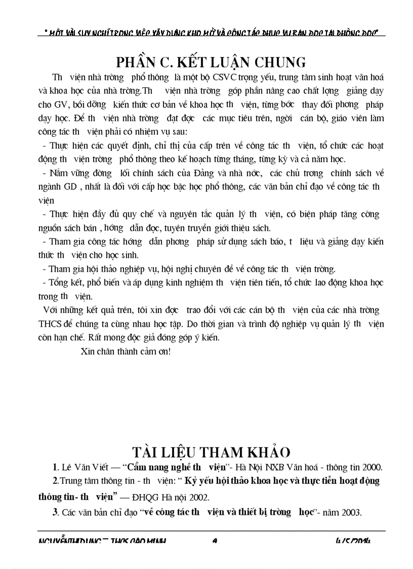 image for page SKKN Xây dựng kho mở