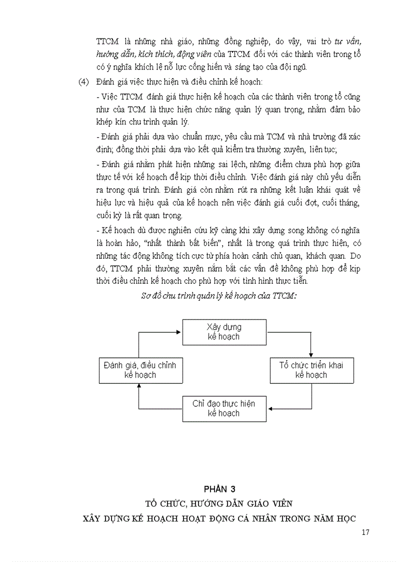 image for page Xây dựng kế hoạch của tổ chuyên môn