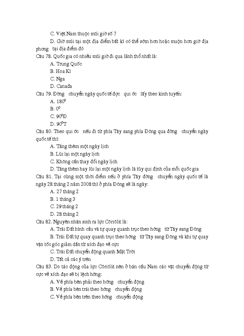 image for page 1001 cau hoi trac nghiem dl 10