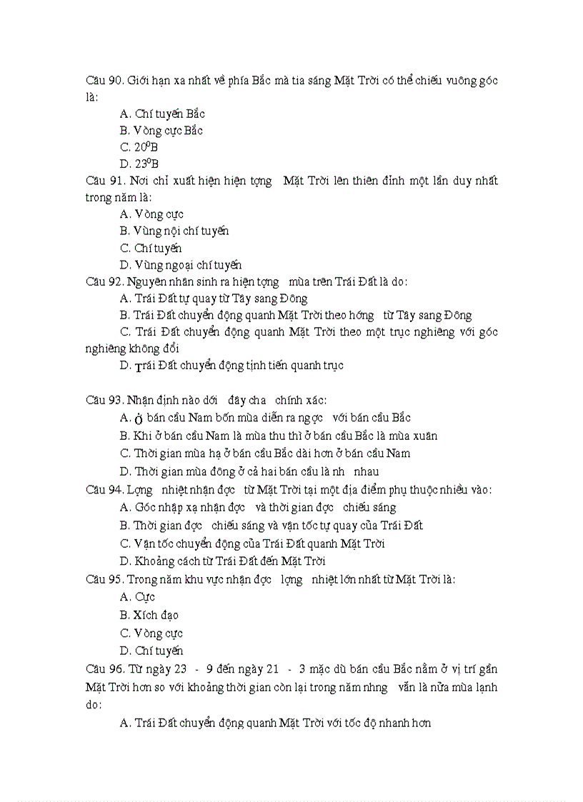 image for page 1001 cau hoi trac nghiem dl 10