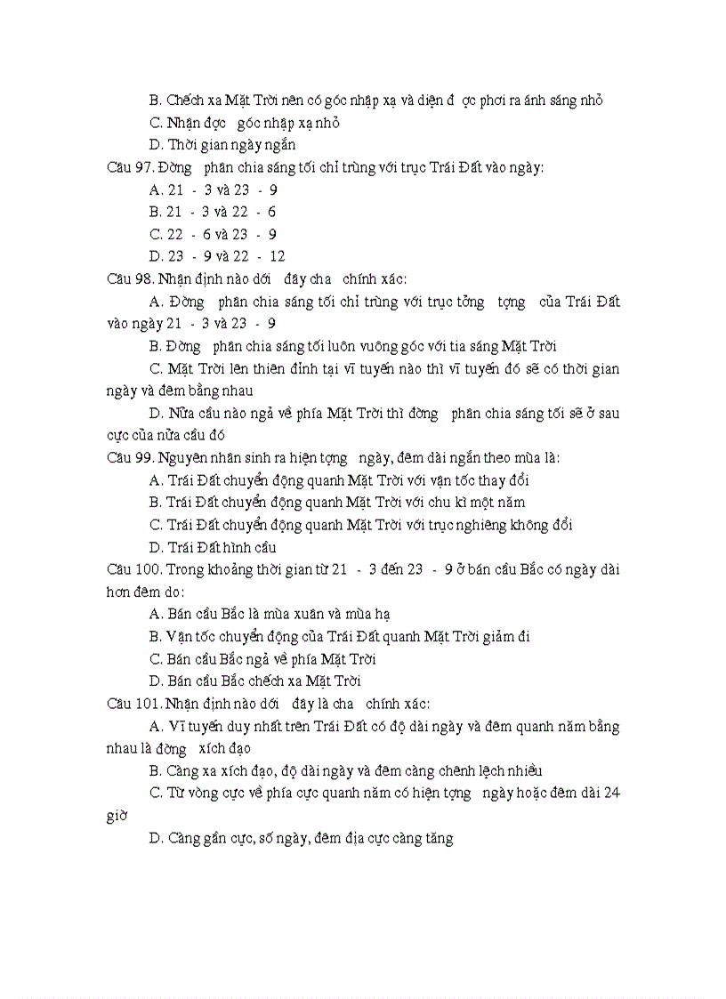 image for page 1001 cau hoi trac nghiem dl 10