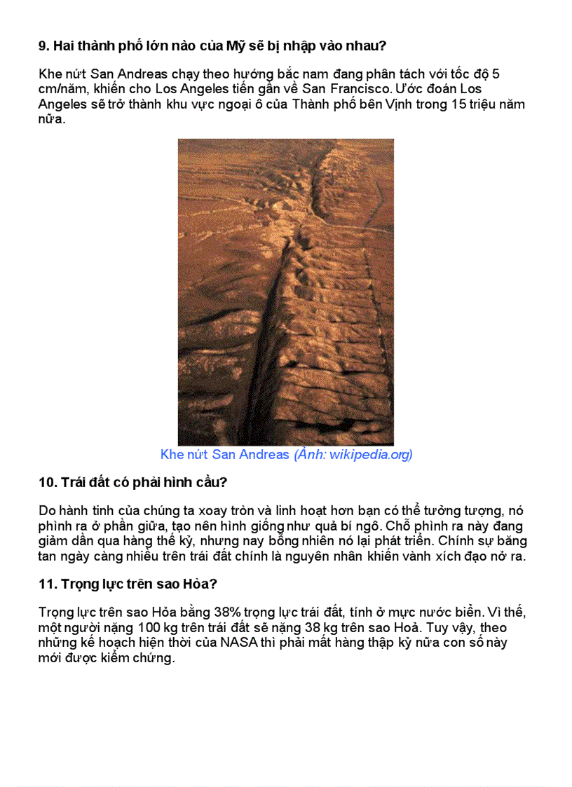 image for page 101 điều thú vị về trái đất