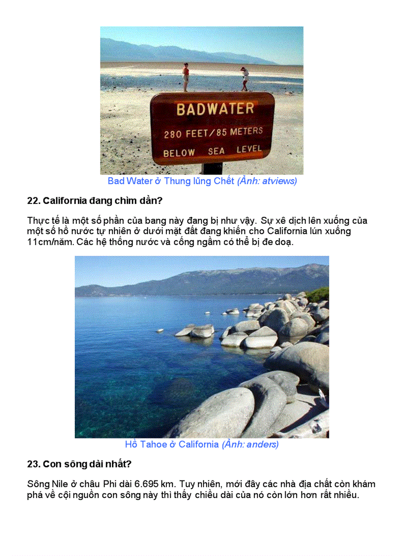 image for page 101 điều thú vị về trái đất