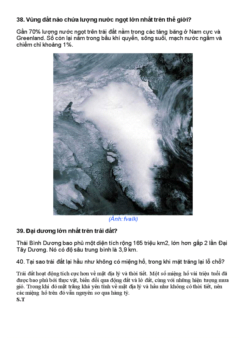 image for page 101 điều thú vị về trái đất