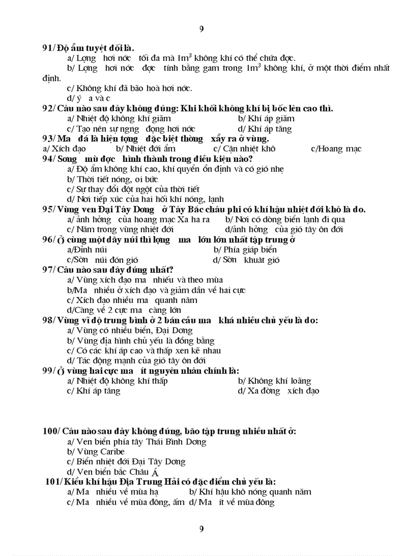 image for page 285 cau hoi trac nghiem 10