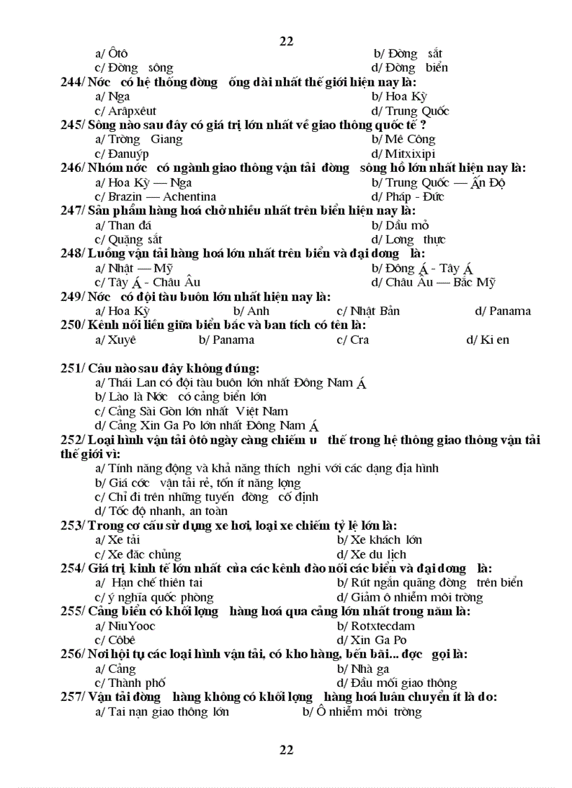 image for page 285 cau hoi trac nghiem 10