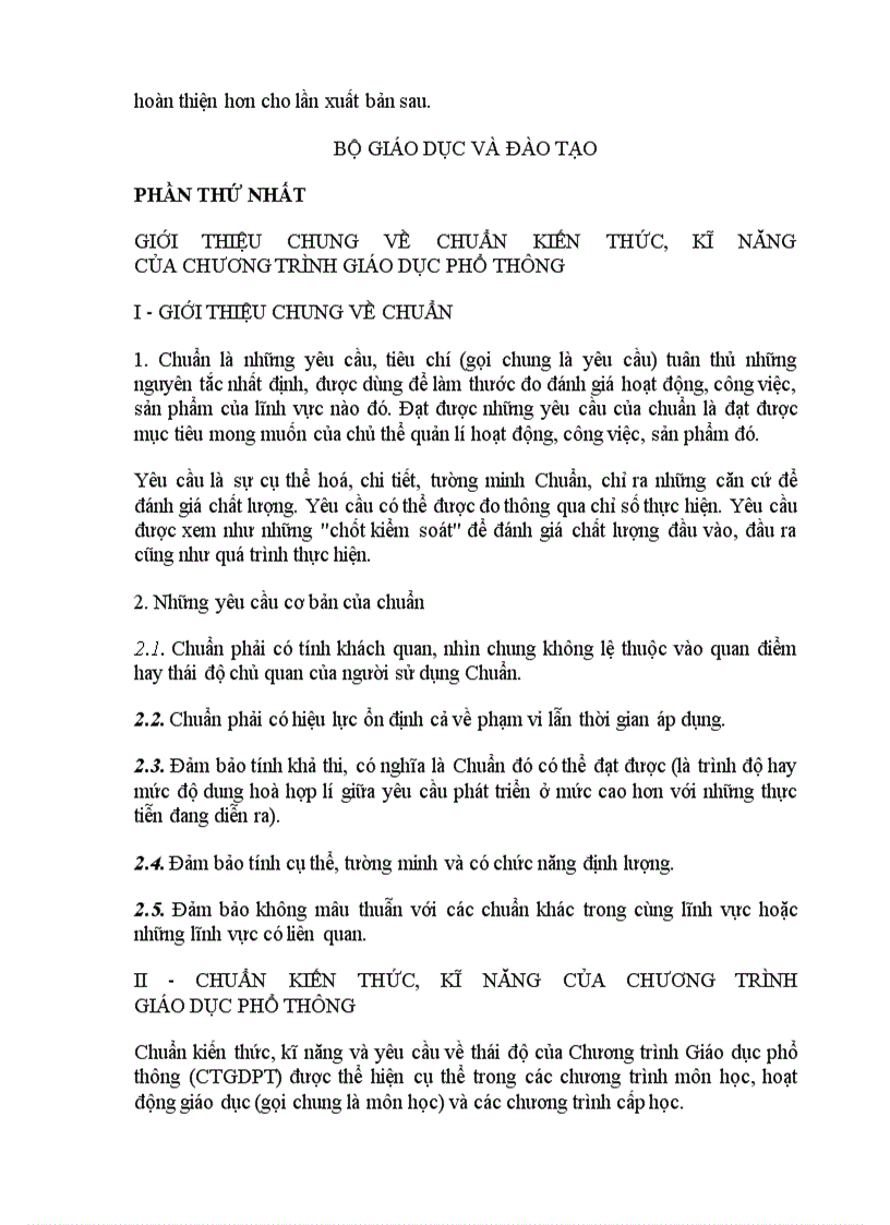 image for page Chuẩn kiến thức kĩ năng địa lí 10