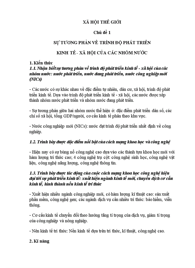 image for page Chuẩn kiến thức kĩ năng địa lí 10