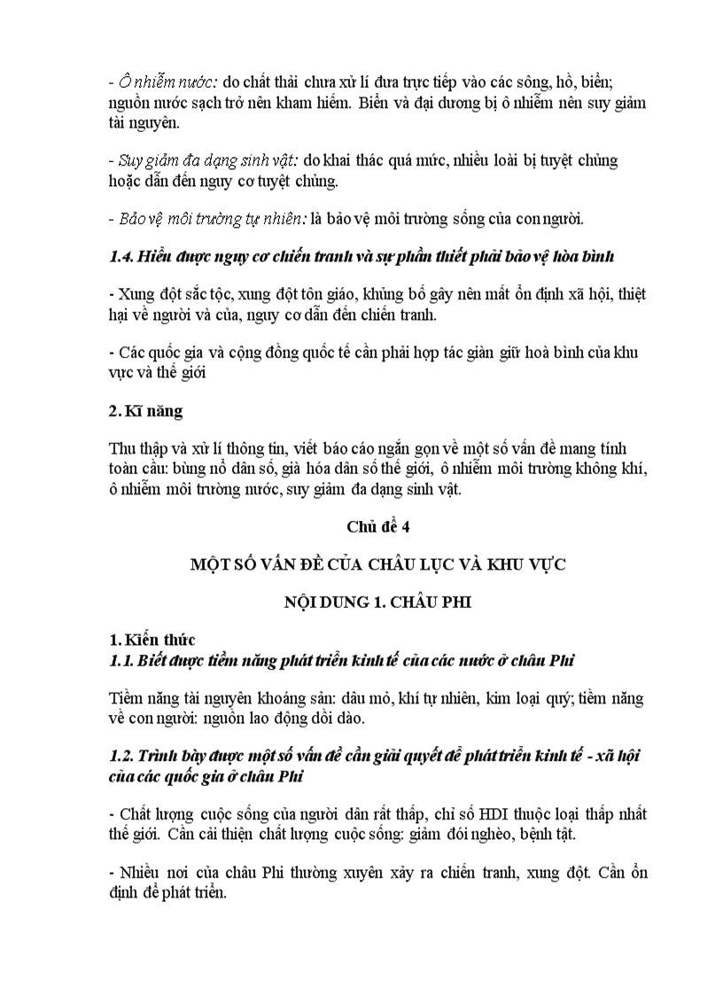 image for page Chuẩn kiến thức kĩ năng địa lí 10