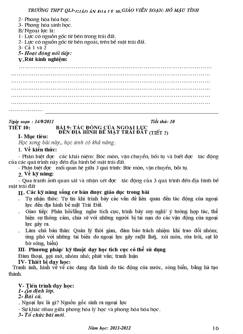 image for page Địa lí 10 cơ bản soạn theo kỹ năng sống