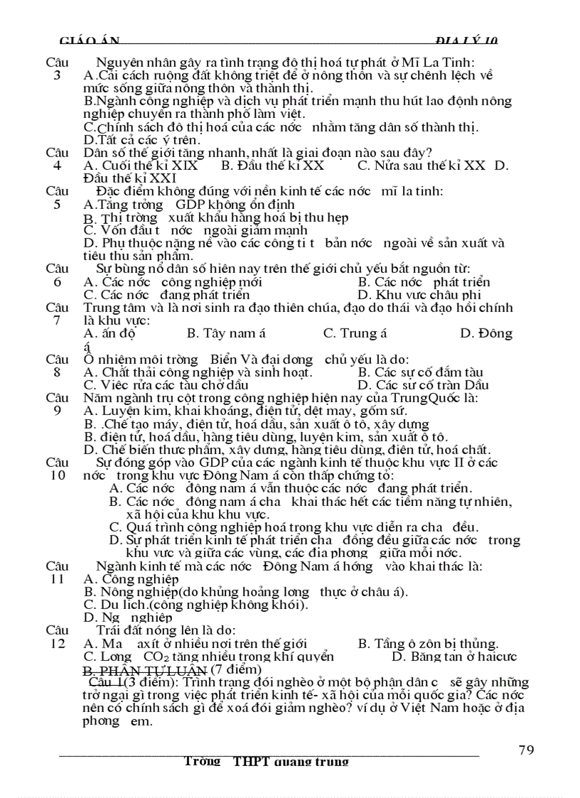 image for page Địa lý cơ bản 10 đầy đủ