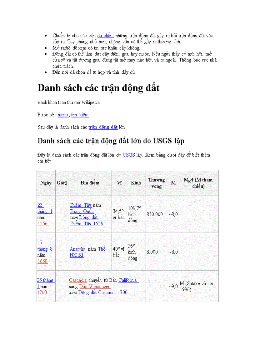 image for page Động đất Khái niệm Tư liệu minh hoạ