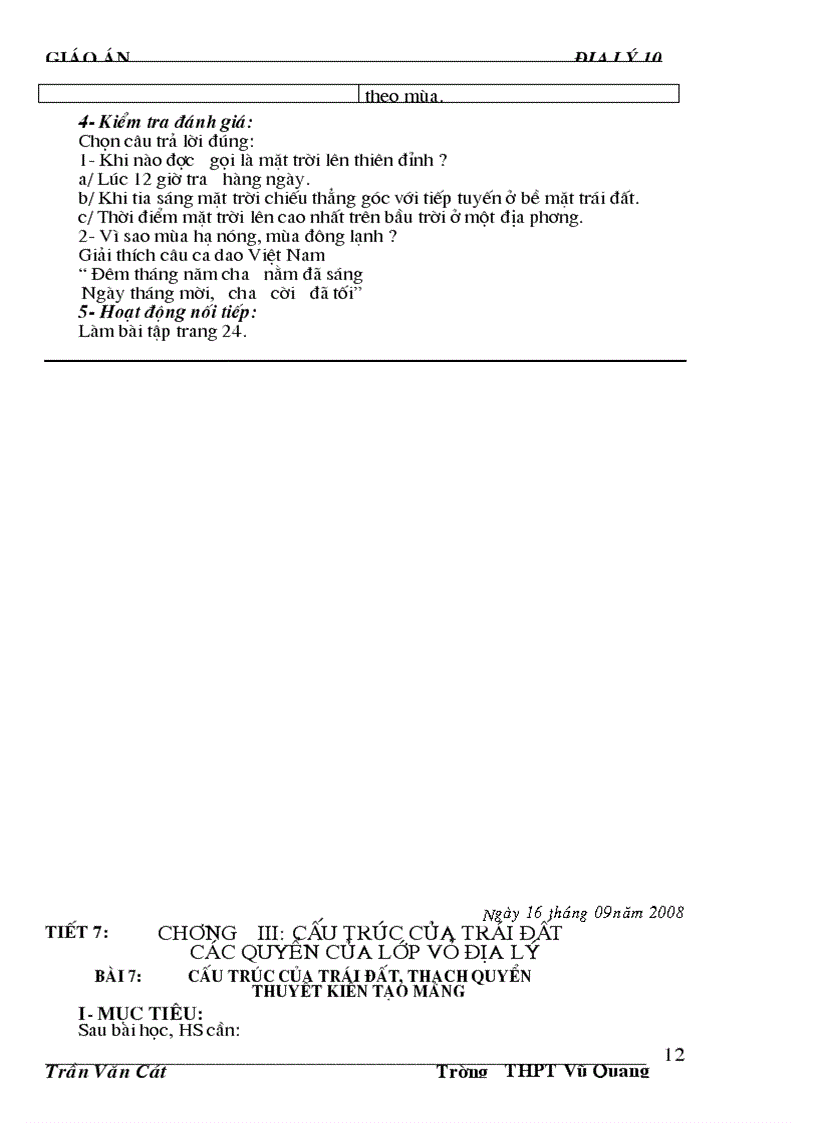 image for page Giao An 10 CB Tran Cat VQ