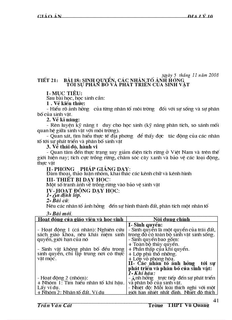 image for page Giao An 10 CB Tran Cat VQ