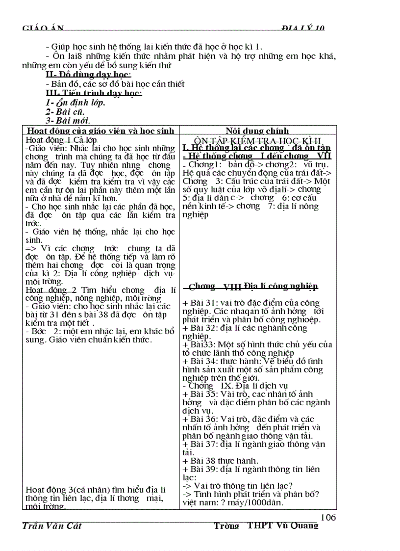 image for page Giao An 10 CB Tran Cat VQ