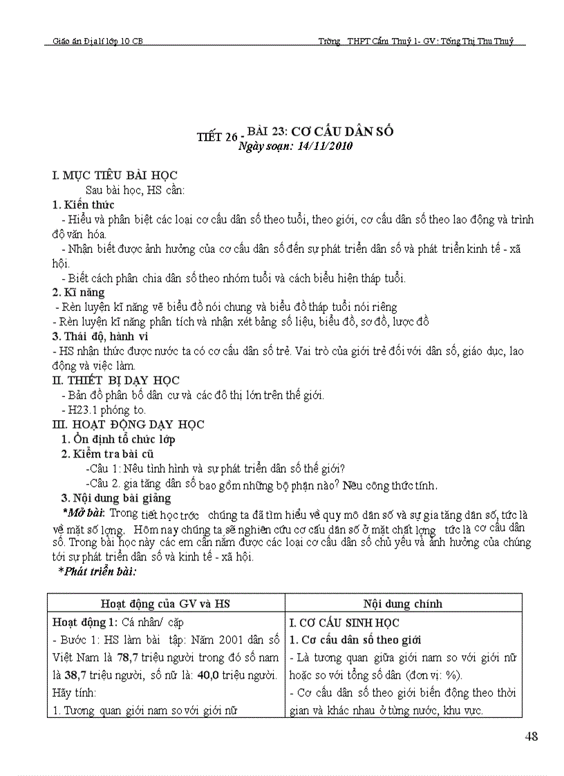 image for page Giao an 10 chưa đủ TTTT