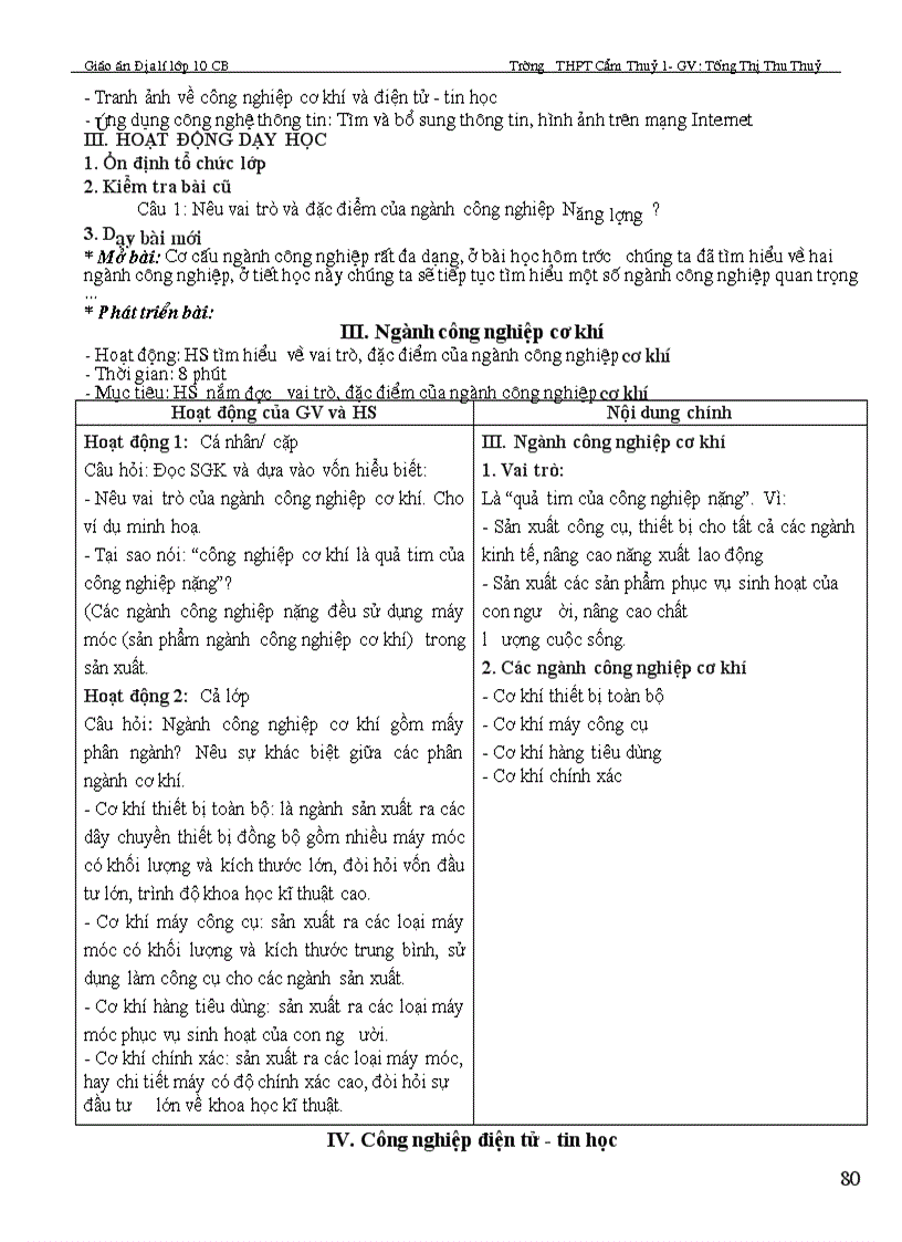 image for page Giao an 10 chưa đủ TTTT