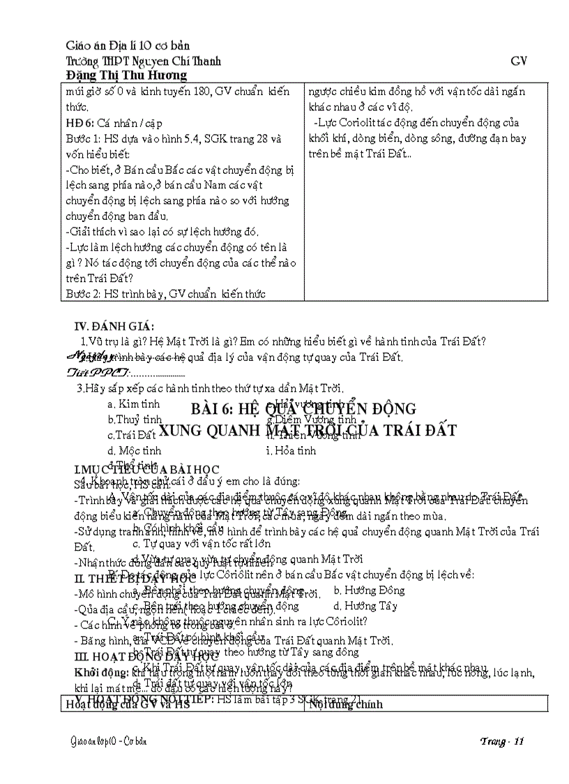 image for page Giao an 10 co ban