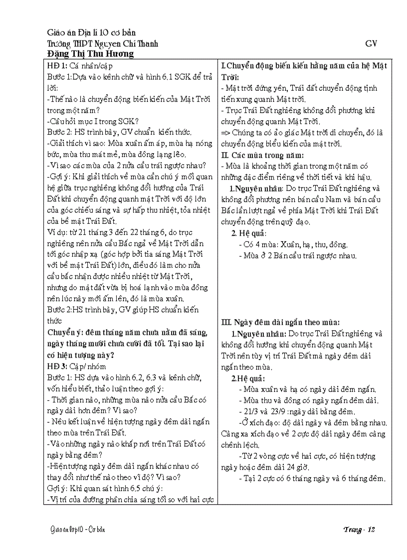 image for page Giao an 10 co ban