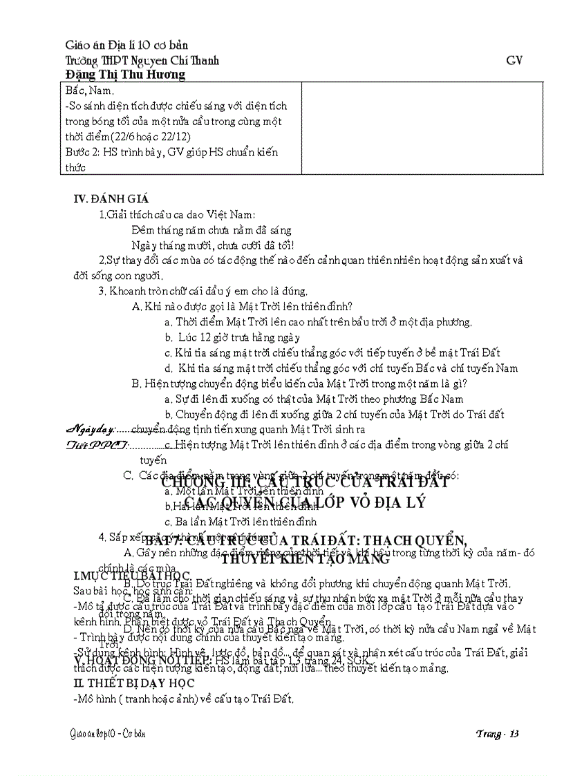 image for page Giao an 10 co ban