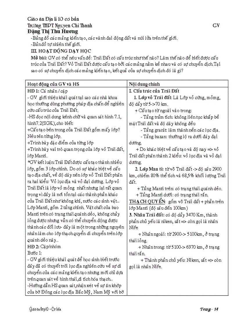 image for page Giao an 10 co ban