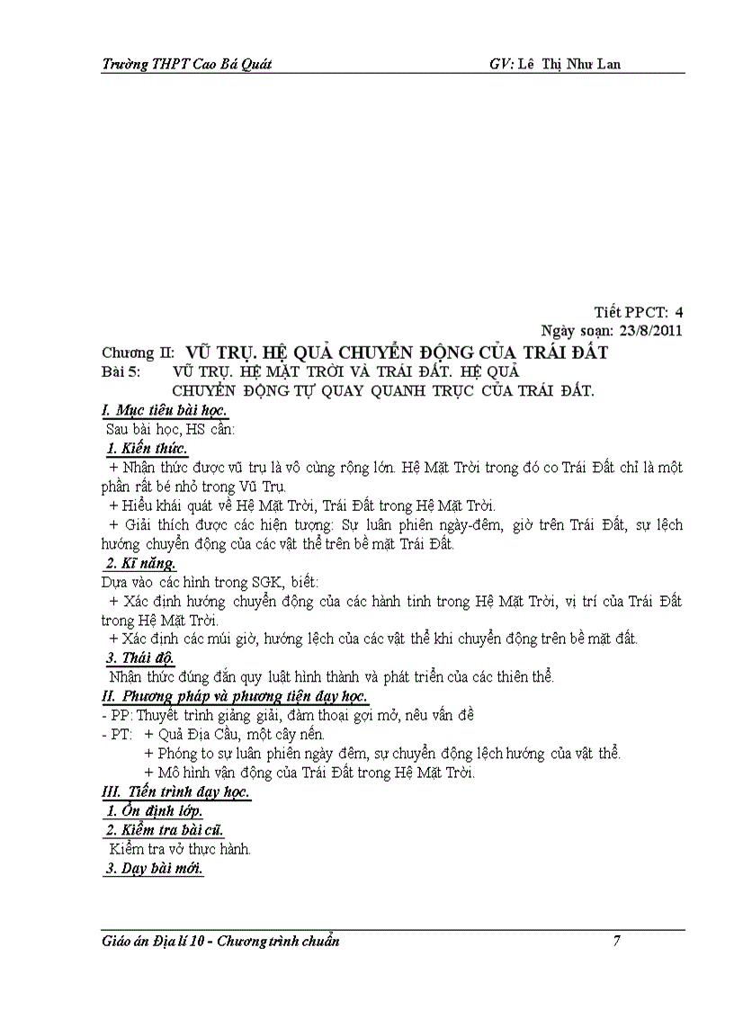 image for page Giao an dia li 10 1