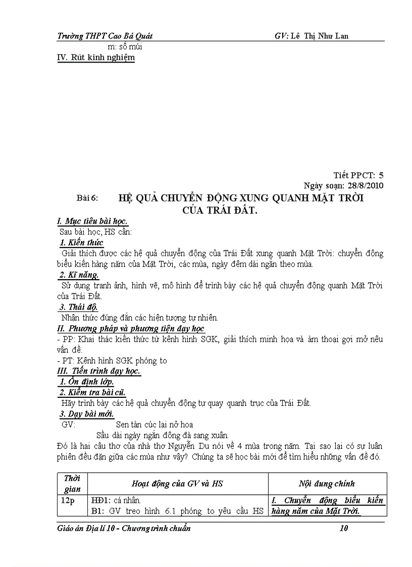 image for page Giao an dia li 10 1