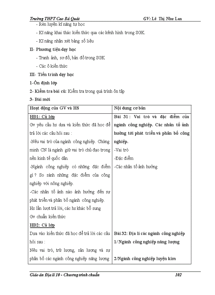 image for page Giao an dia li 10 1