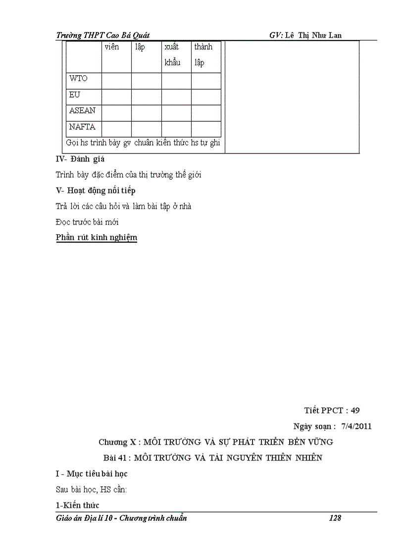 image for page Giao an dia li 10 1