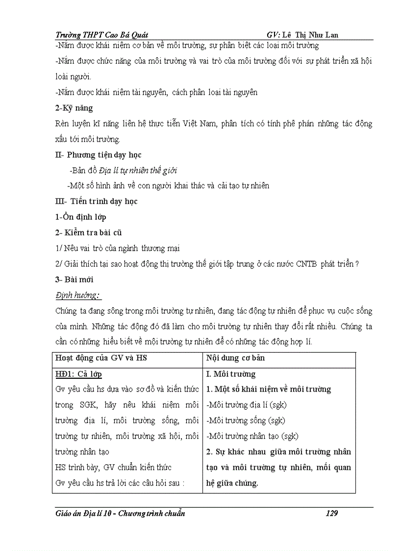 image for page Giao an dia li 10 1