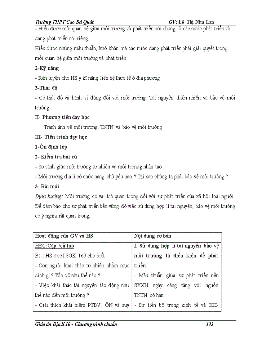 image for page Giao an dia li 10 1